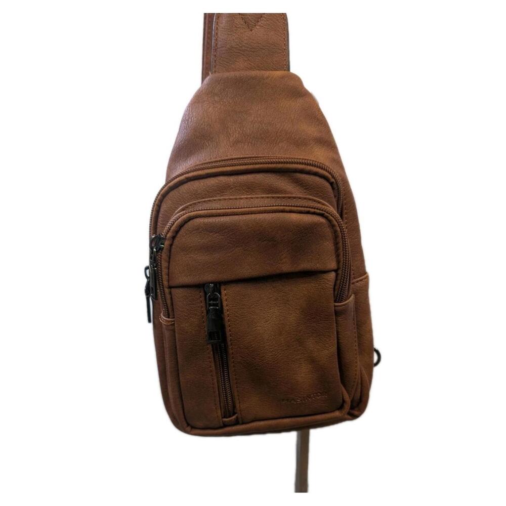 Masintor Brown Crossbody Bag - Picture 3 of 7